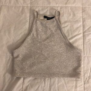 Forever 21 sparkly crop top